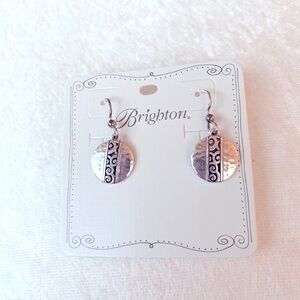 ❤️ Brighton Mingle Disc French Wire Earrings JA4250 - Good Condition - New Pouch